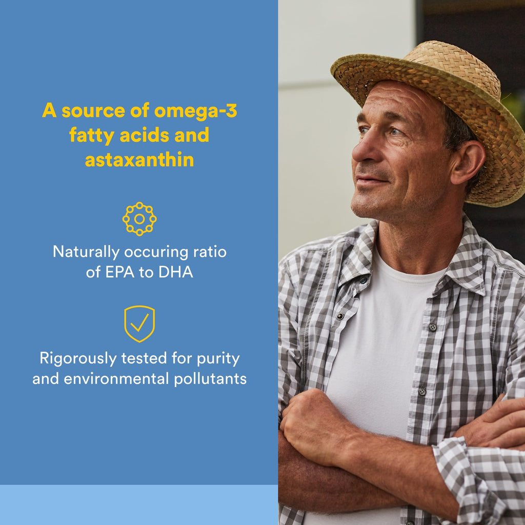 Natural Factors Wild Alaskan Salmon Oil Provides Omega-3, EPA, DHA & Vitamin D, Supports Brain & Heart Health, 180 Softgels