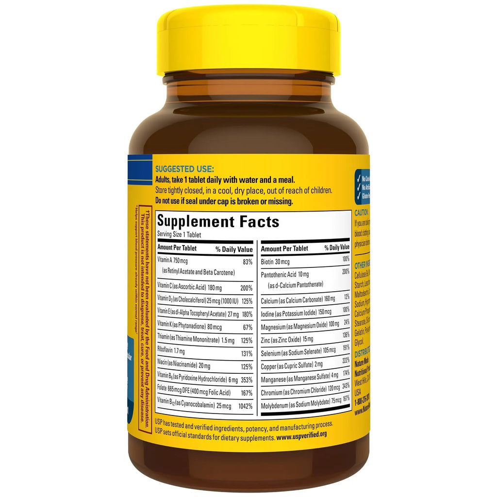 Nature Made Multivitamin for Men Over 50, Mens Multivitamins 50 Plus, Daily Nutritional Support, Nature Made Multi Vitamins Nature Made Au supplements
