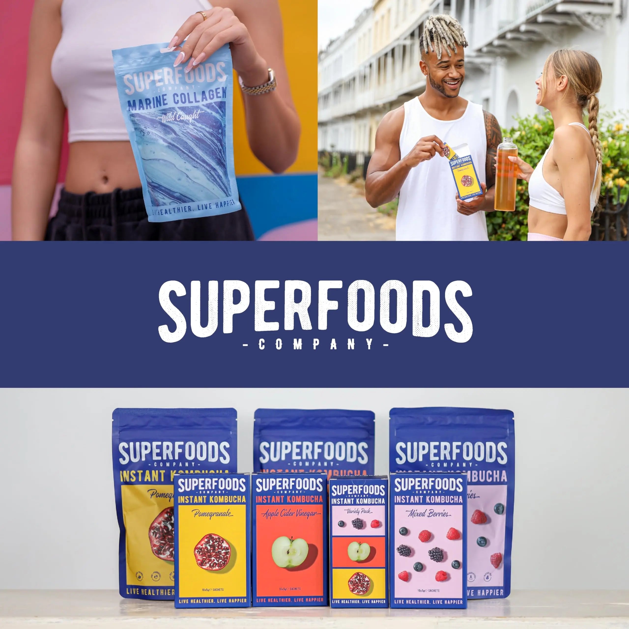 Superfoods Company - Hydrolysed Marine Collagen, Boosts Hair and Skin Health, Unflavoured Superfoods Company Au supplements