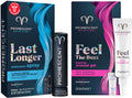 Promescent Desensitizing Delay Spray for Men, Last Longer in Bed + Women's Buzzing Gel for Intense Sensations Bundle Promescent Au supplements