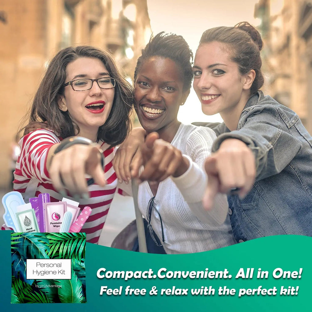 Menstrual Kit All-in-One | Convenience on The Go | Single Period Kit Pack for Travelling, Tweens pH Advantage Au supplements