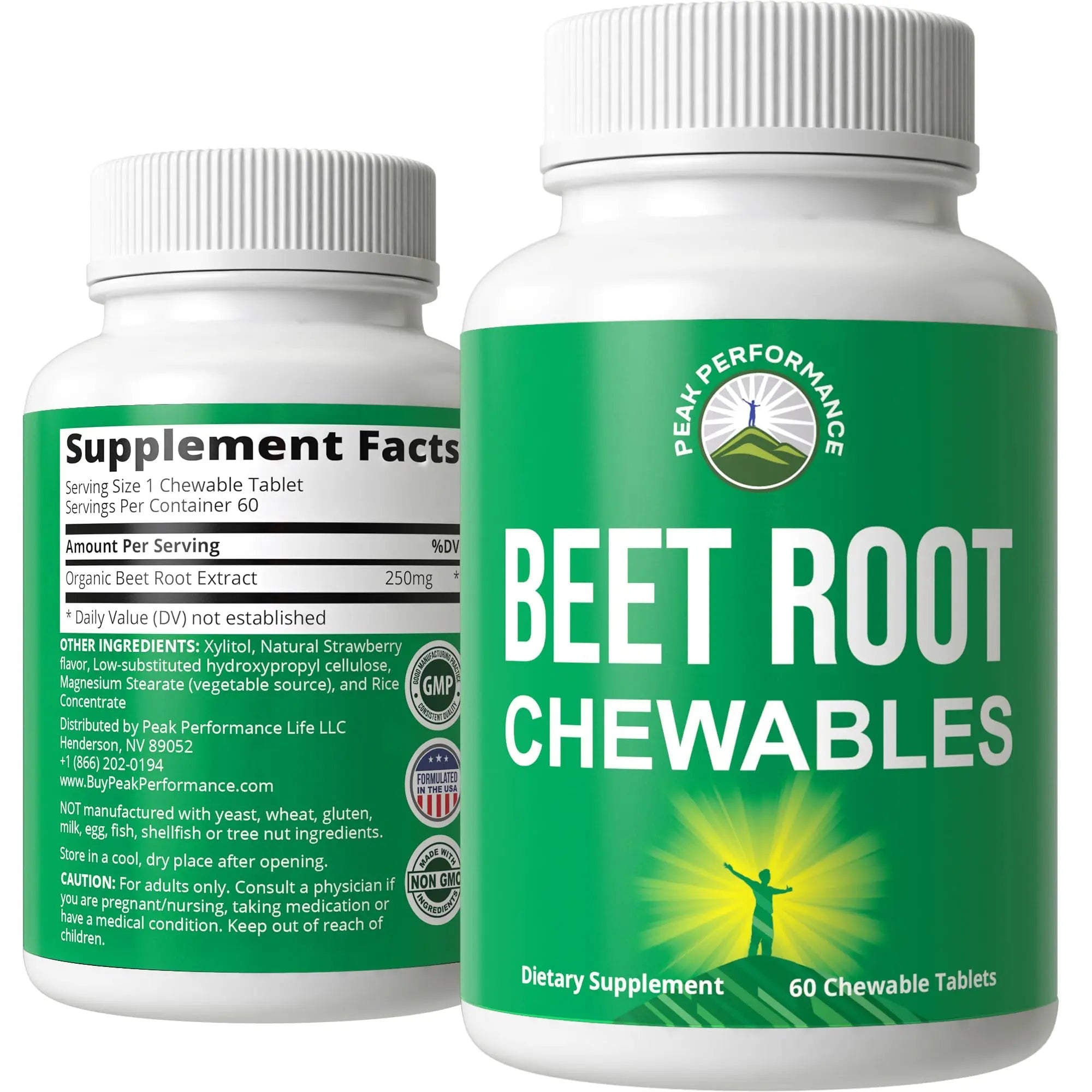 Beet Chews - Great Tasting Beets Chewables With No Added Sugar - Better Than Gummies Peak Performance Au supplements