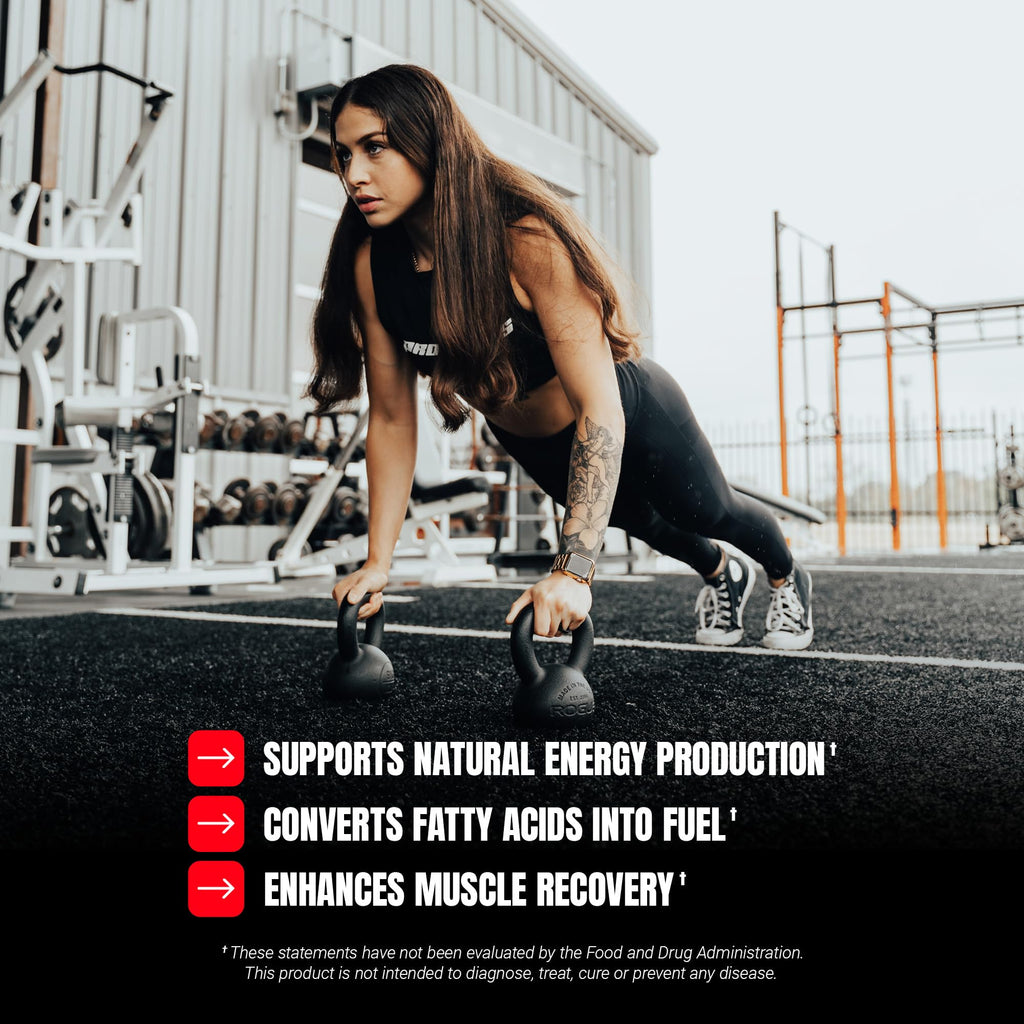 ProSupps L-Carnitine Liquid 3000, Stimulant-Free Liquid Shots for Men & Women - Clean Workout Drink for Energy, Performance & Muscle Recovery