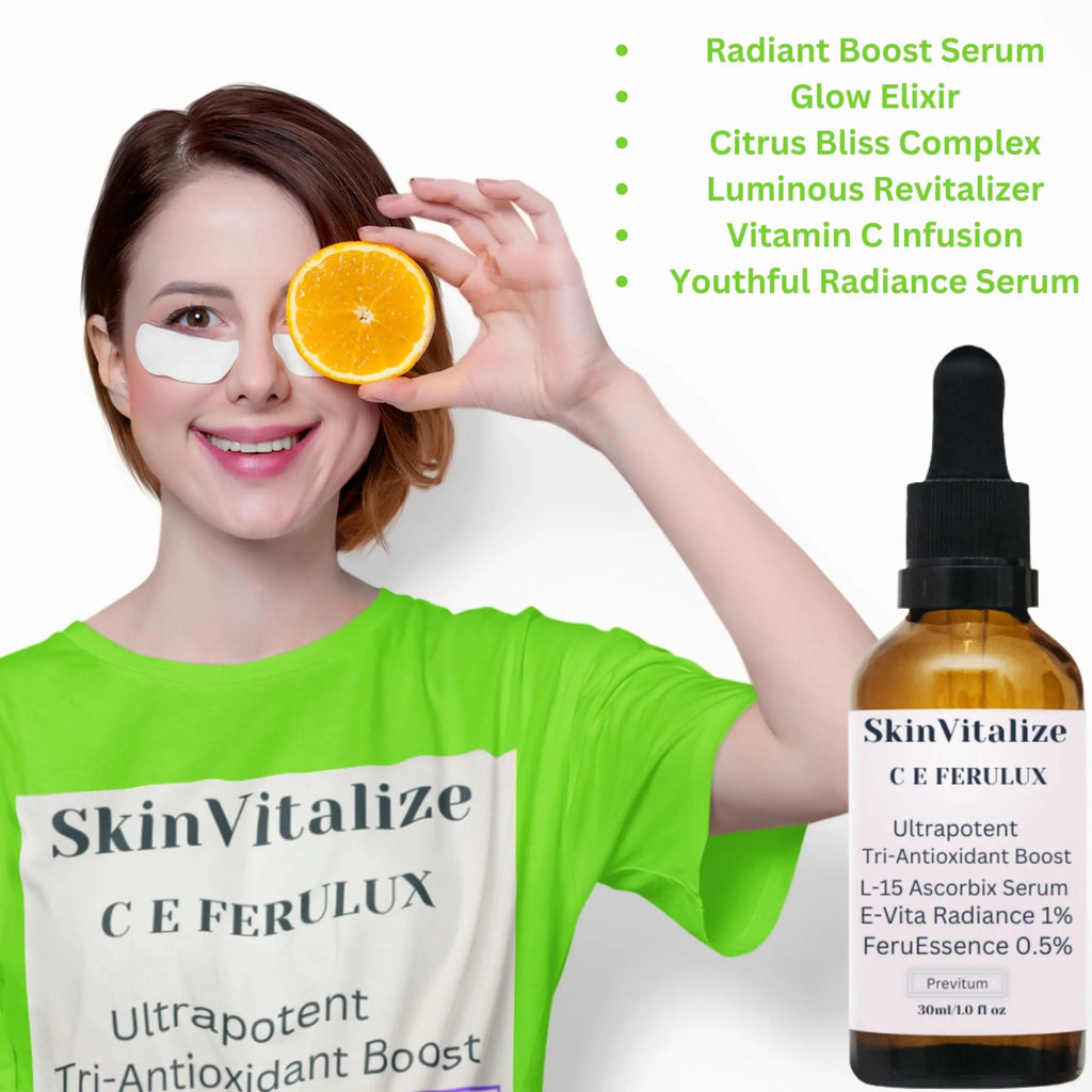 SkinVitalize C E ferulux Vitamin C Serum - 30ml: Advanced Formula for Fighting with Wrinkles Msupps.com Au supplements