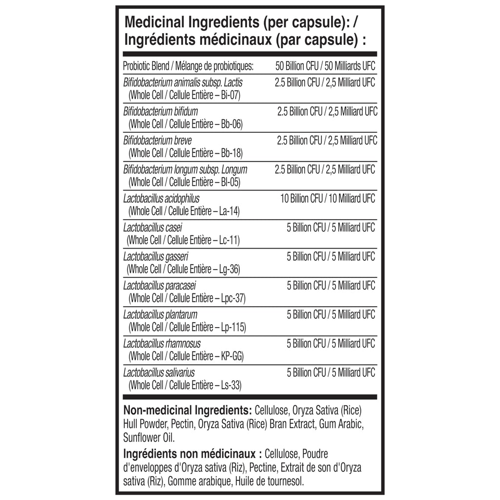 NATURELO Probiotics for Digestive Health, 50 Billion CFU, 60 Vegetarian Capsules, 11 Strains, Daily Use Supplement, Delayed Release, No-Fridge, Boosts Immune System, Probiotics for Women & Men NATURELO Au supplements