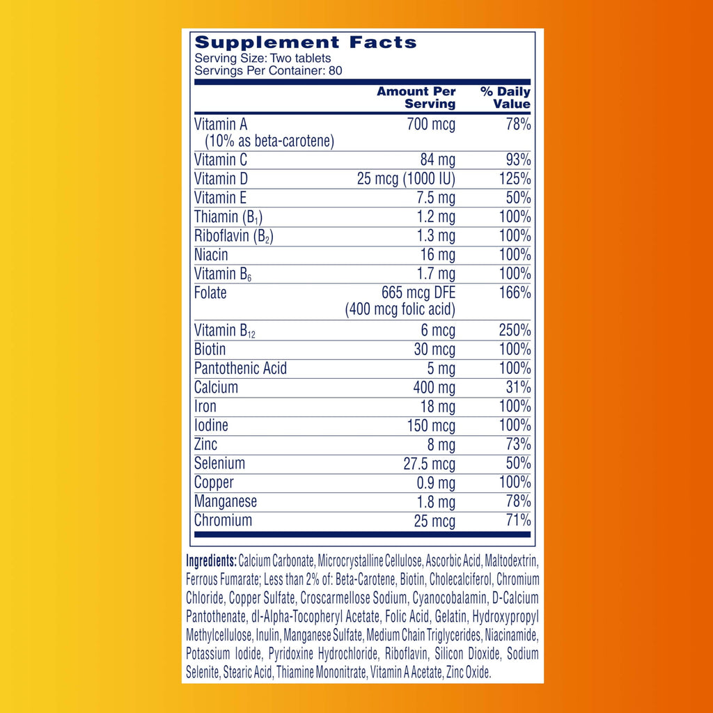 One A Day Women’s Petites Multivitamin,Supplement with Vitamin A, C, D, E and Zinc for Immune Health Support, B Vitamins, Biotin, Folate (as folic acid) & more,Tablet, 160 count ONE A DAY Au supplements