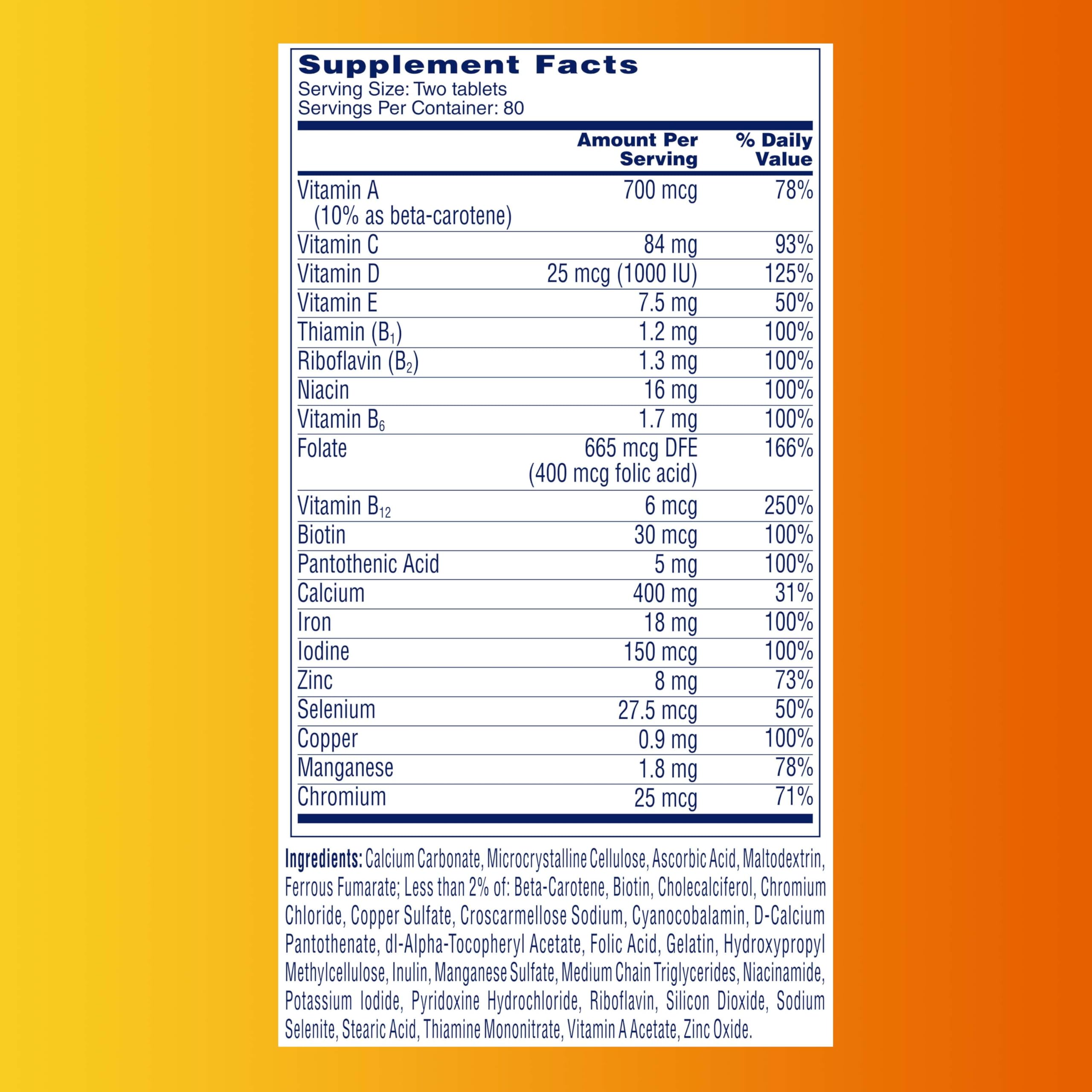One A Day Women’s Petites Multivitamin,Supplement with Vitamin A, C, D, E and Zinc for Immune Health Support, B Vitamins, Biotin, Folate (as folic acid) & more,Tablet, 160 count ONE A DAY Au supplements