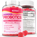Probiotics for Women Gummies, Sugar Free Vaginal Probiotics 50 Billion CFU 10 Strains w/ Cranberry NEVISS Au supplements