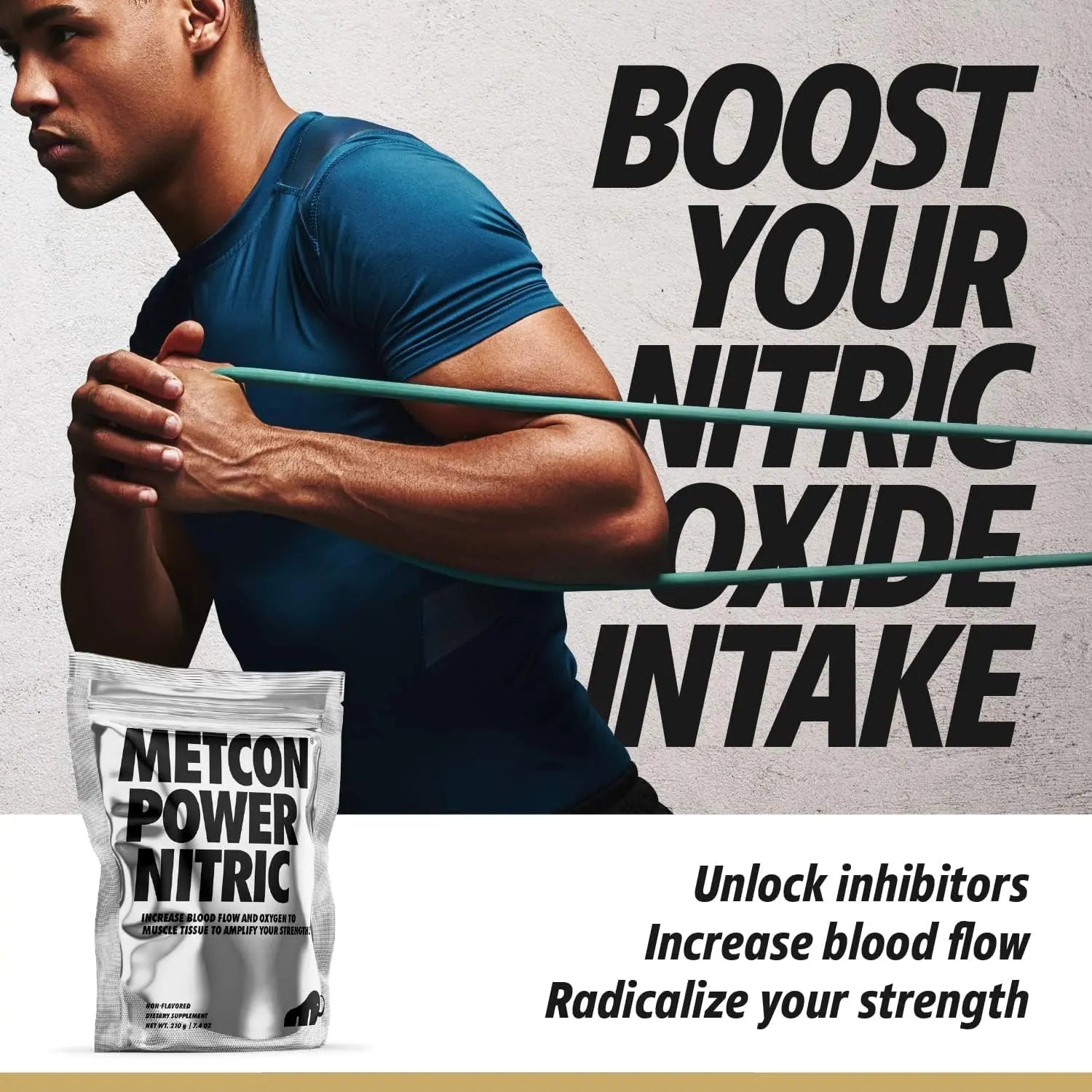 MetCon Power Pre-Pump Nitric Oxide Booster - Pre-Workout Supplement - Increase Blood MetCon Au supplements