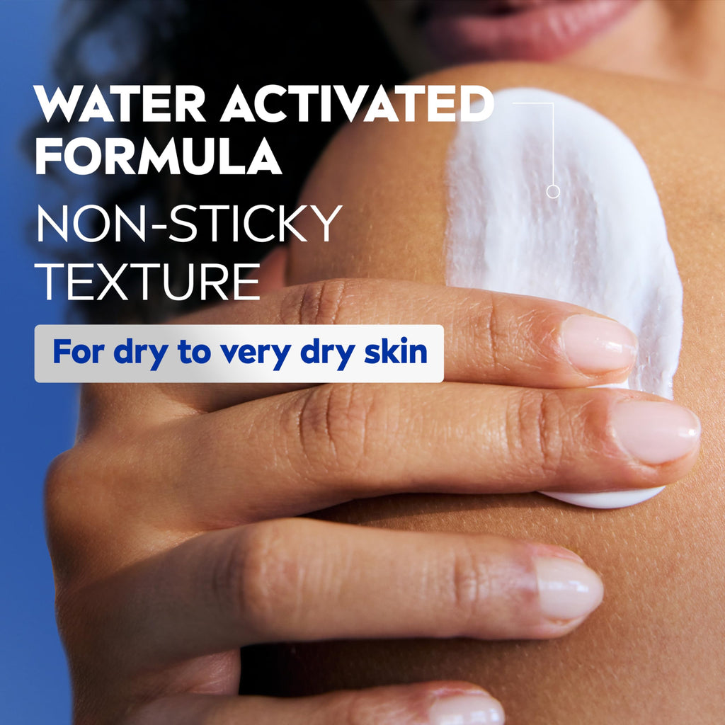 NIVEA Cocoa Butter In Shower Lotion, Water Activated In Shower Moisturizer for Dry Skin to Very Dry Skin, 13.5 FL OZ Bottle