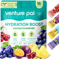 Venture Pal Sugar Free Electrolyte Powder Packets - Liquid Daily IV Drink Mix for Rapid Hydration & Party Recovery | 5 Vitamins & 7 Electrolytes| Keto Friendly