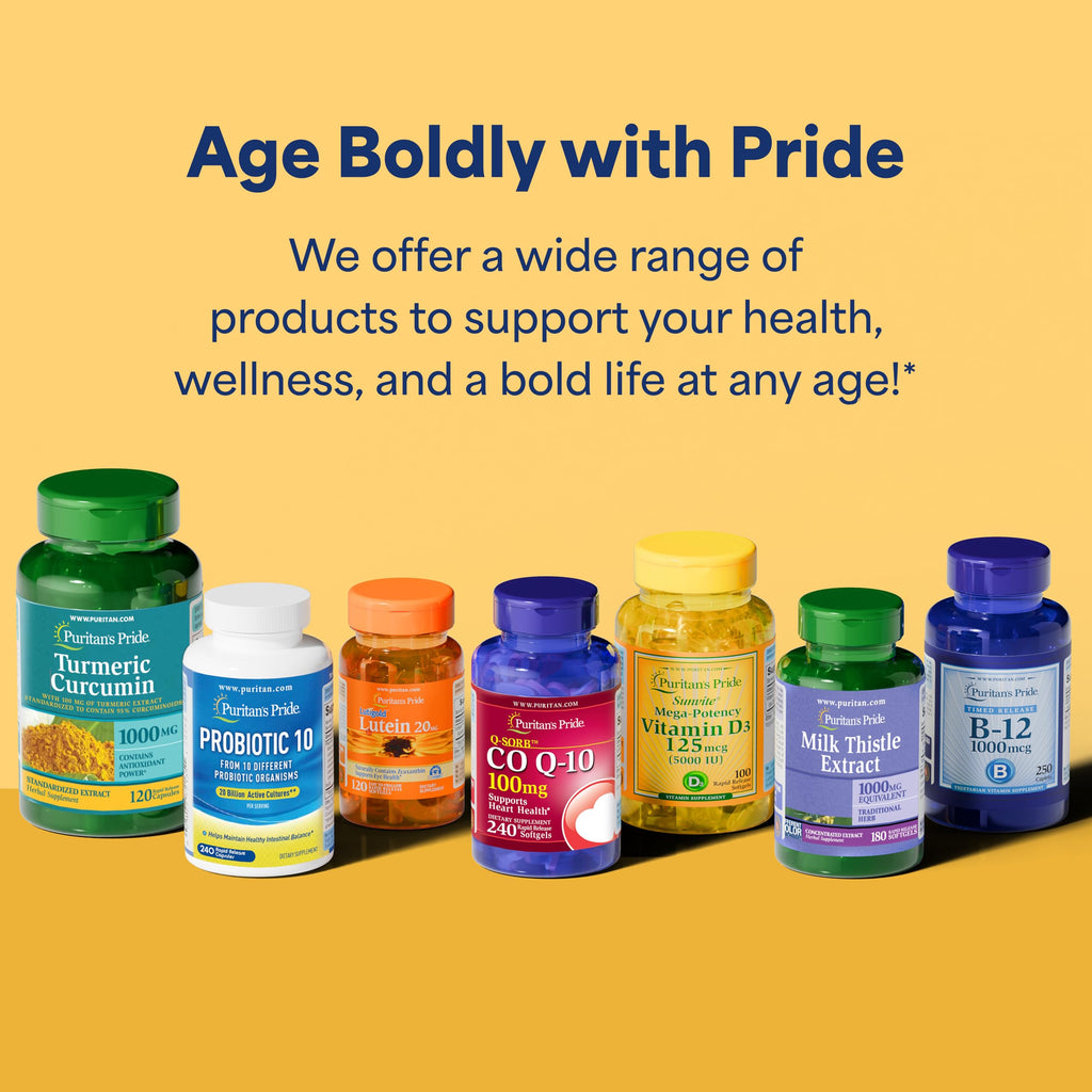 Puritan's Pride Daily Probiotic Acidophilus, 100 Million Live Cultures, Dietary Supplement for Digestive, Gut, and Immune Health, Soy, Sodium,