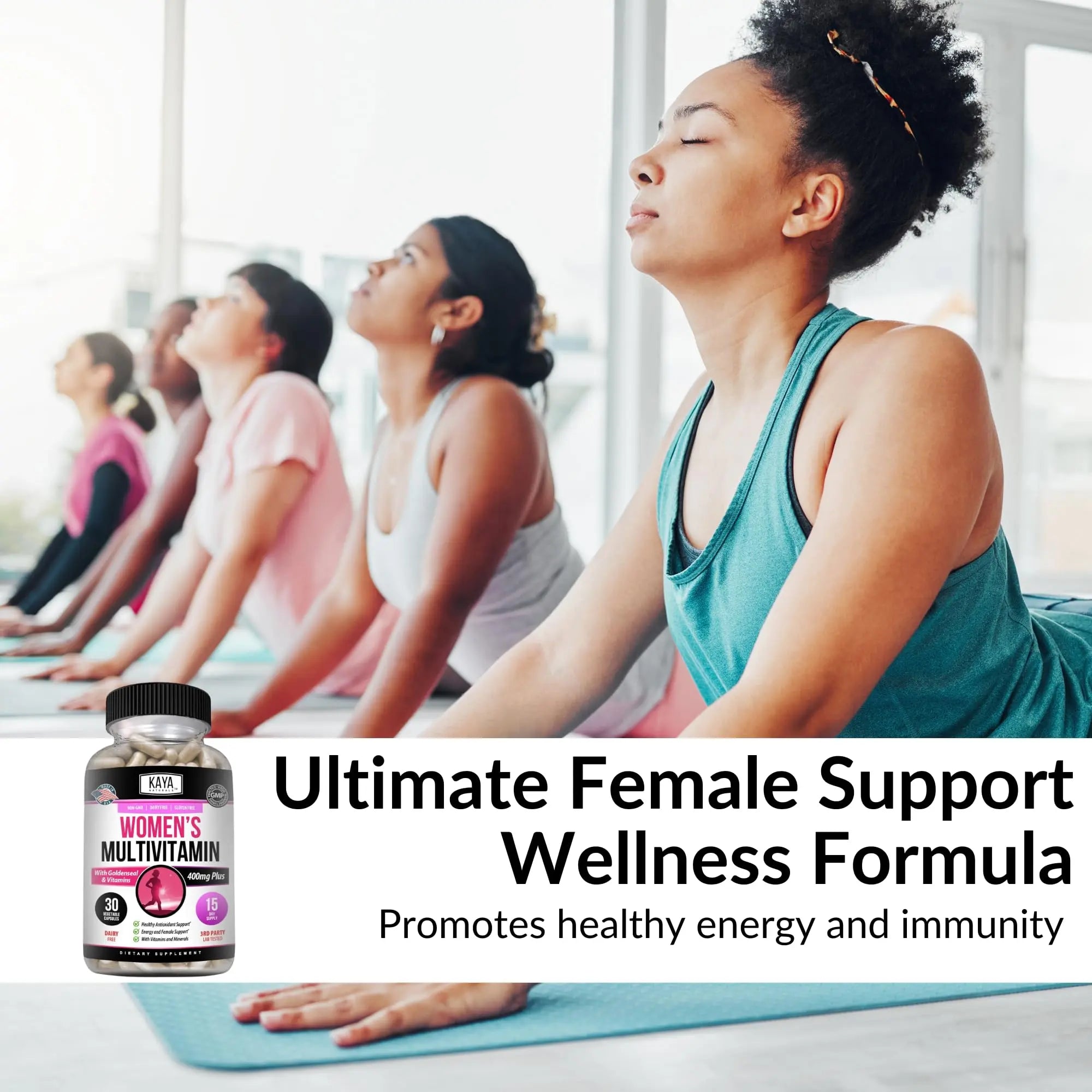 Kaya Naturals Women's Multivitamin, Overall Healthy Antioxidant, and Immune Support, Vitamins A, D, C, E, Biotin Kaya Naturals Au supplements