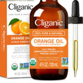 Cliganic USDA Organic Sweet Orange Essential Oil, 4oz - 100% Pure Natural for Aromatherapy Diffuser Cliganic Au supplements