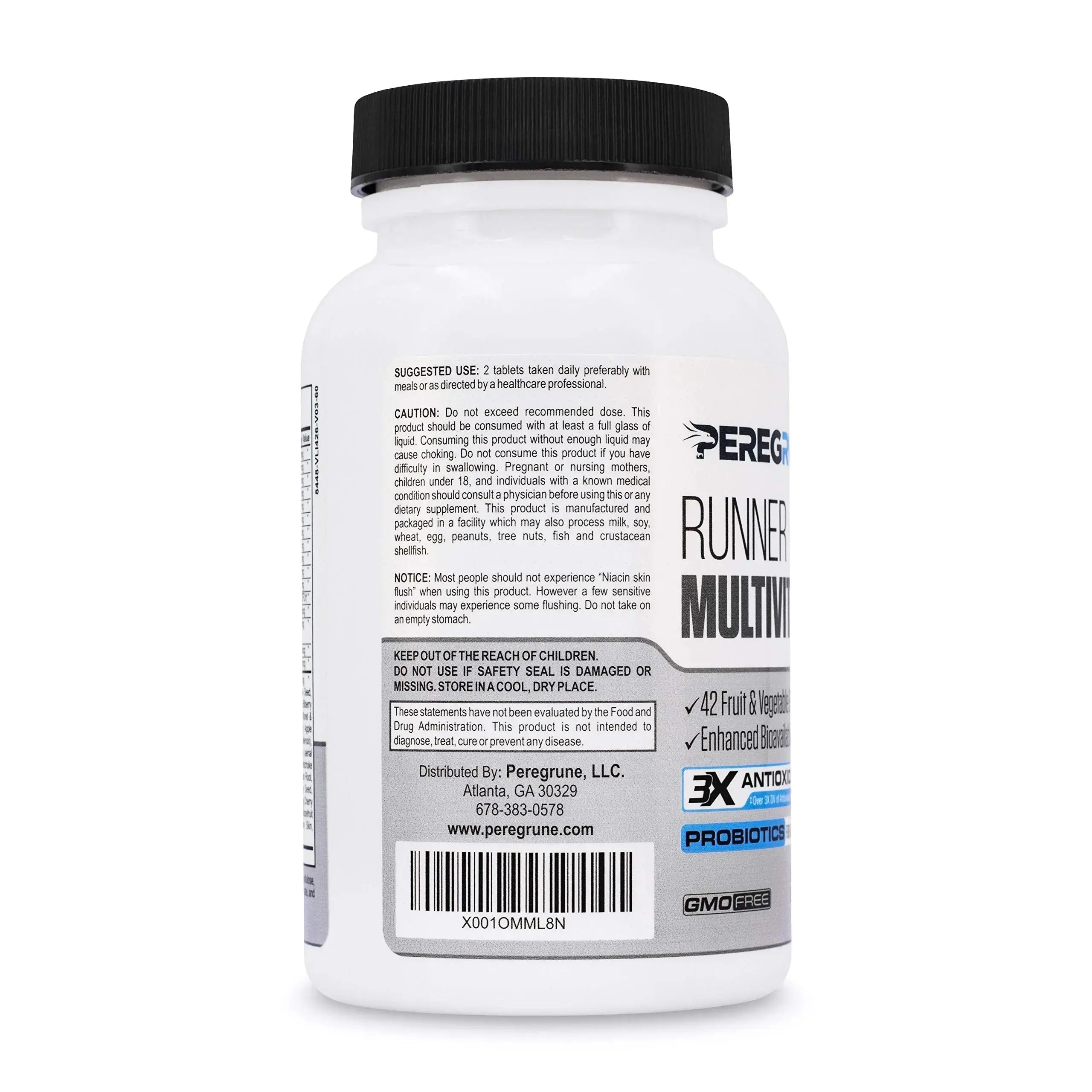 PEREGRUNE Runner Multivitamin | Engineered Vitamin with Antioxidants and Complete B Complex to Support Endurance & Energy | PEREGRUNE Au supplements