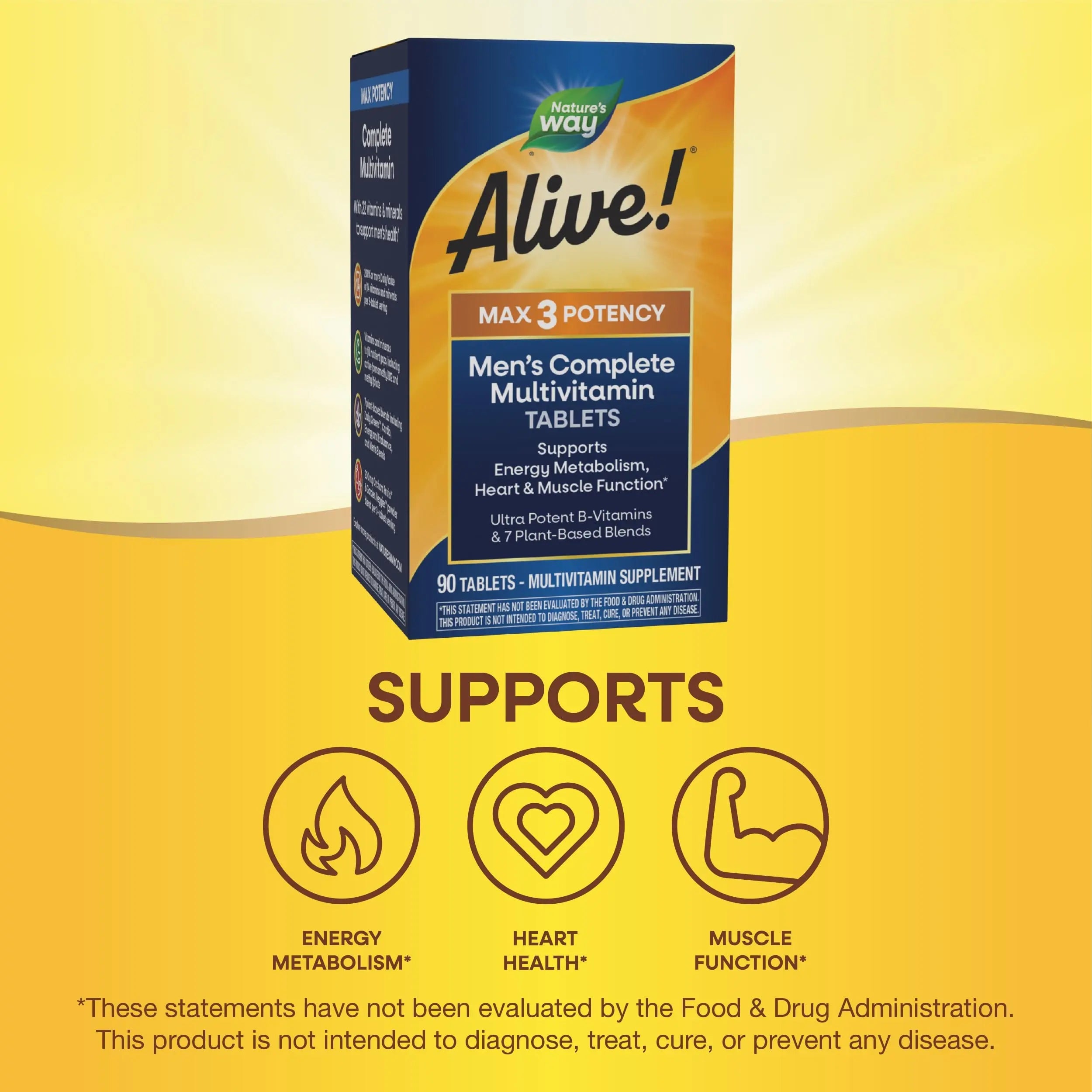 Nature's Way Alive! Men's Multi Vitamin, 90 CT Nature's Way Au supplements