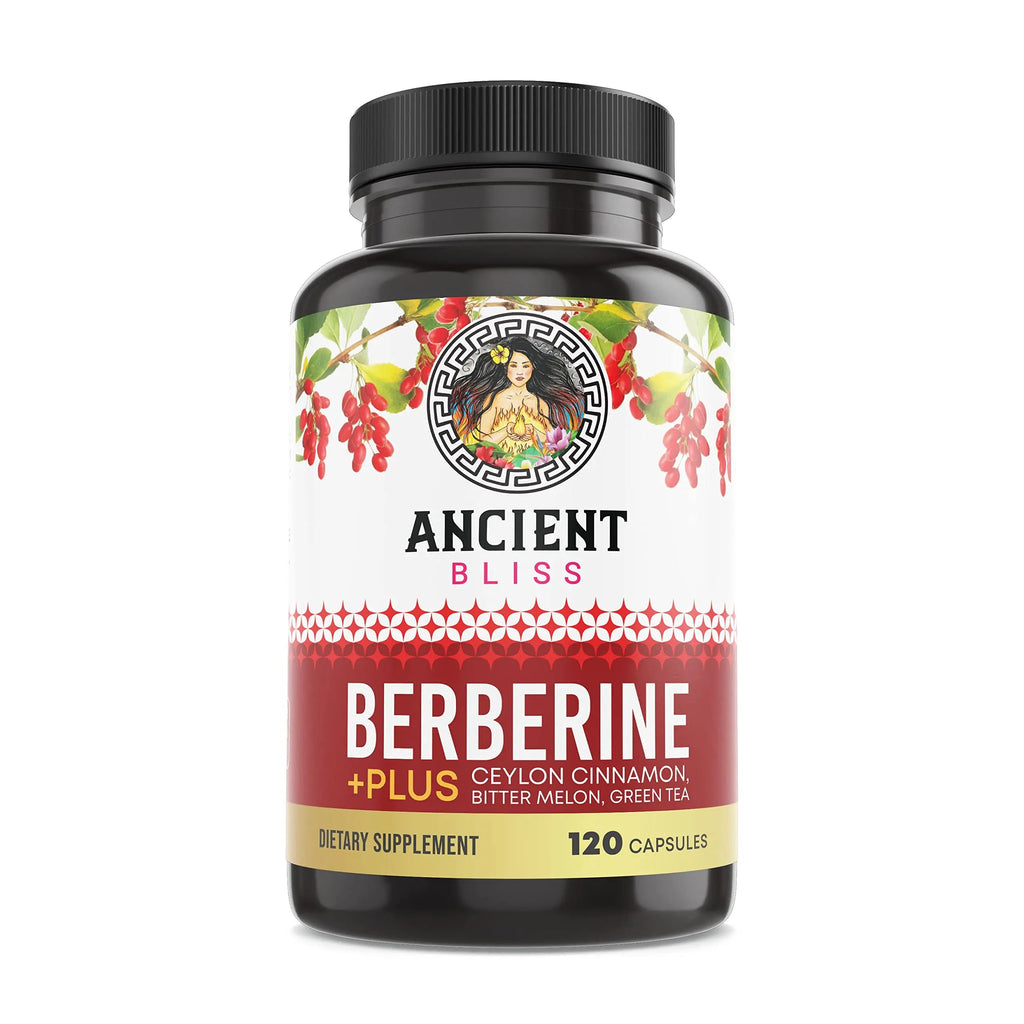 Ancient Bliss Berberine HCL 1200mg with Ceylon Cinnamon, Bitter Melon, and Green Tea Ancient Bliss Au supplements