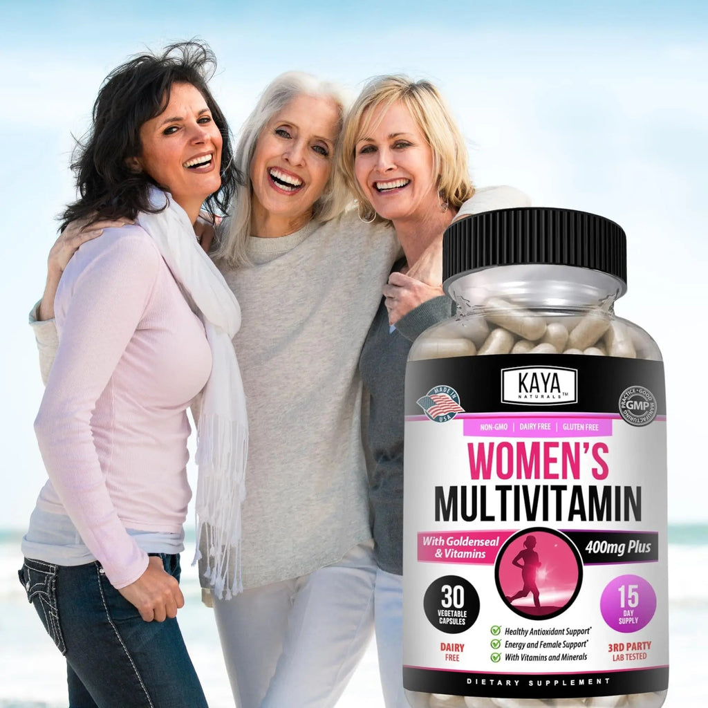 Kaya Naturals Women's Multivitamin, Overall Healthy Antioxidant, and Immune Support, Vitamins A, D, C, E, Biotin Kaya Naturals Au supplements