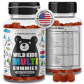 Wild Foods Kids Multivitamin Gummies – Natural Skin, Immune & Bones Support with Kids Vitamins A, C, D, E, B12, Iron & DHA Wild Foods Au supplements