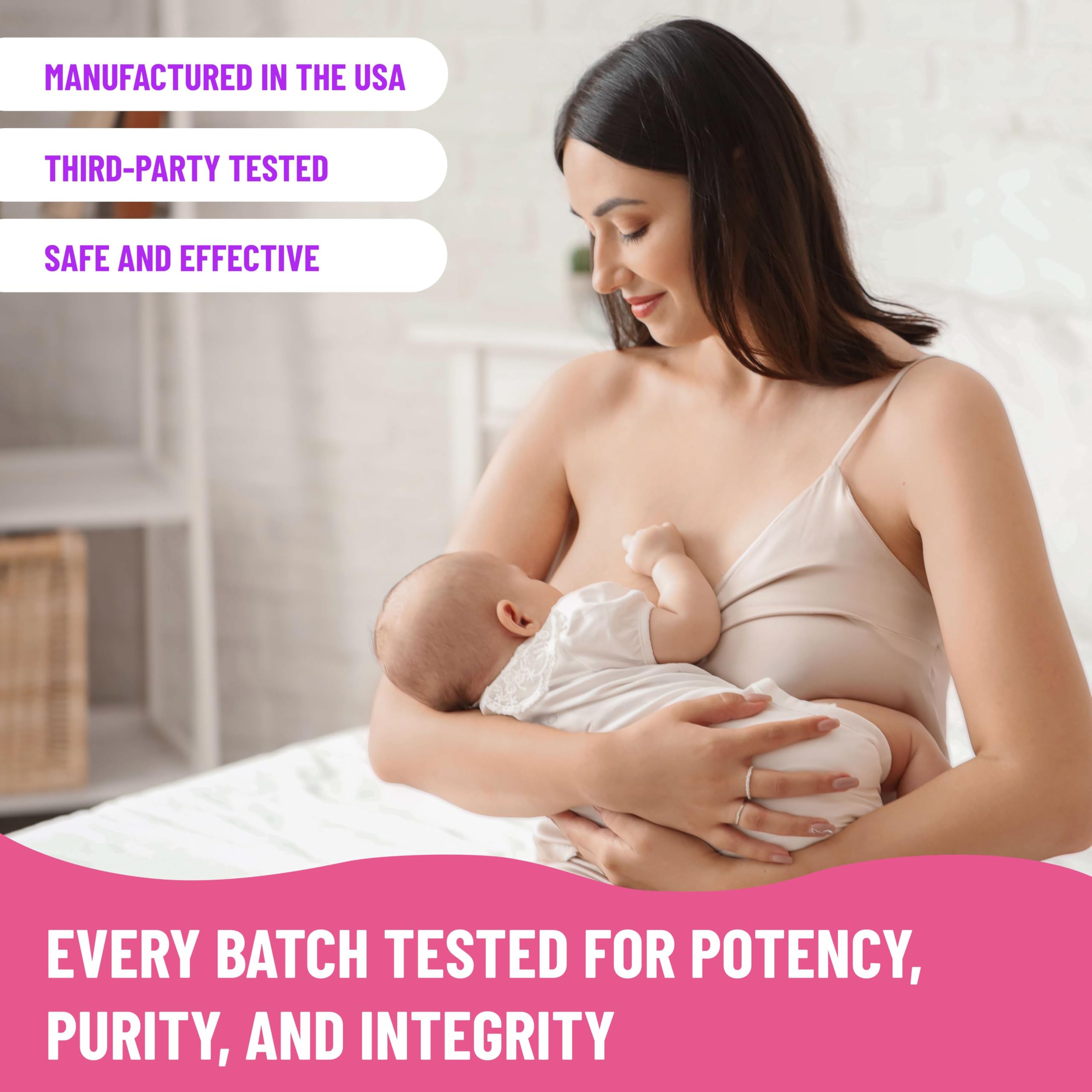 Mama's Select Postnatal Vitamins – Boosts Hair Recovery, Milk Supply, & Wellness – Allergen-Free, Vegan, MTHFR Friendly, Methylated Folate & B Vitamins,