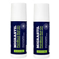 Migrastil PainBlock Roll-On 3 oz - Topical Roll-On for Muscle Aches, Cramps, Joint & Nerve Discomfort. Works Great on Shoulders, Neck, Feet, Knees, Legs, Back, Elbows, HIPS, Etc. (2) Basic Vigor Au supplements
