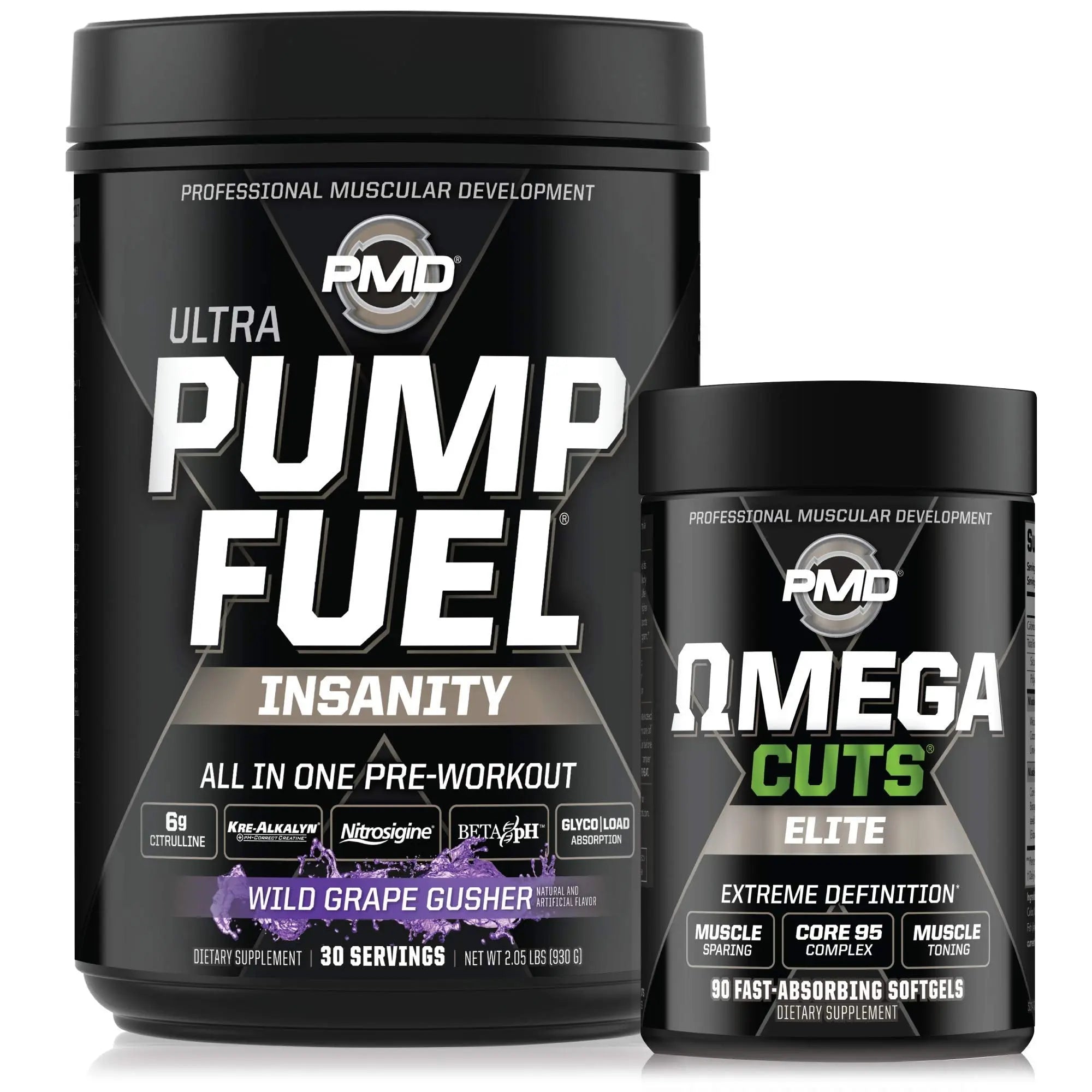 PMD Sports Ultra Pump Fuel Insanity - Pre Workout - Grape Gusher (30 Servings) PMD Au supplements