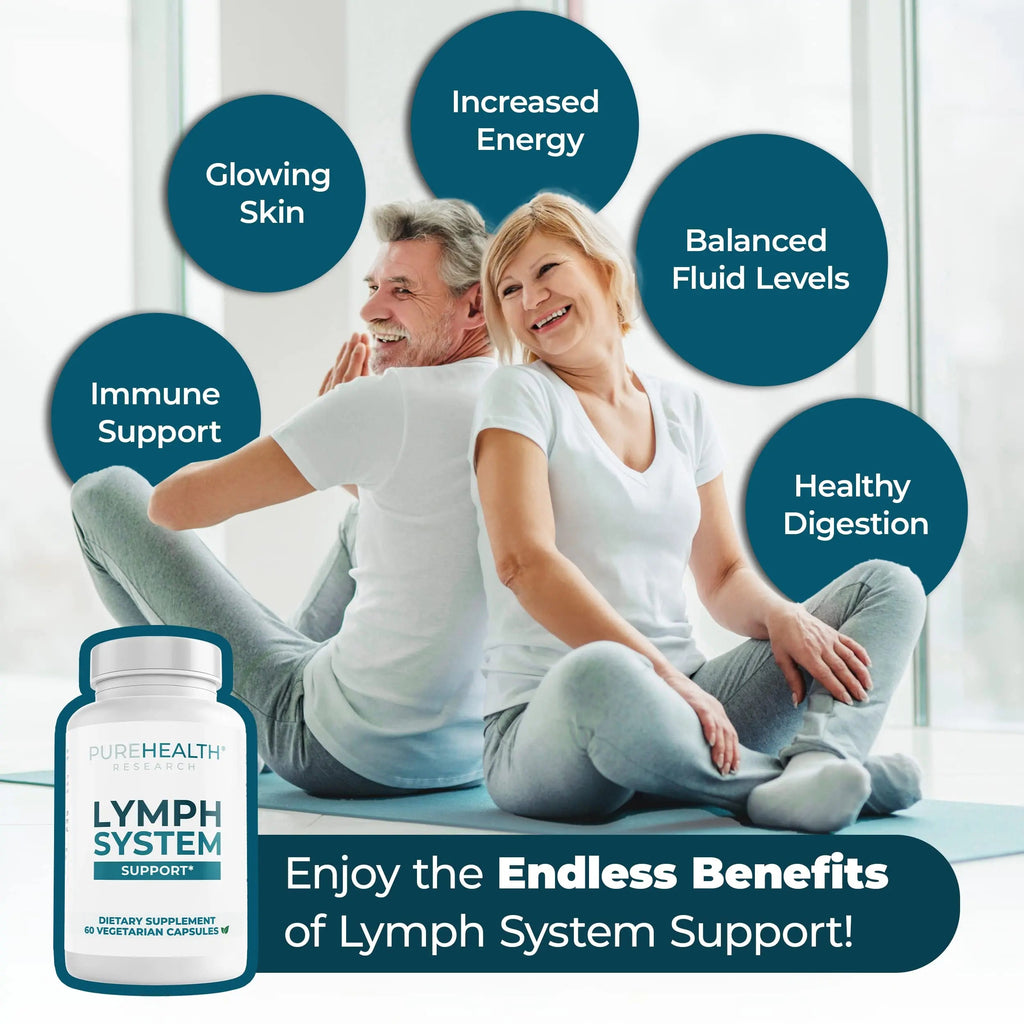 PUREHEALTH RESEARCH Lymph System Support Supplement - Lymphatic Drainage Supplement PUREHEALTH RESEARCH Au supplements