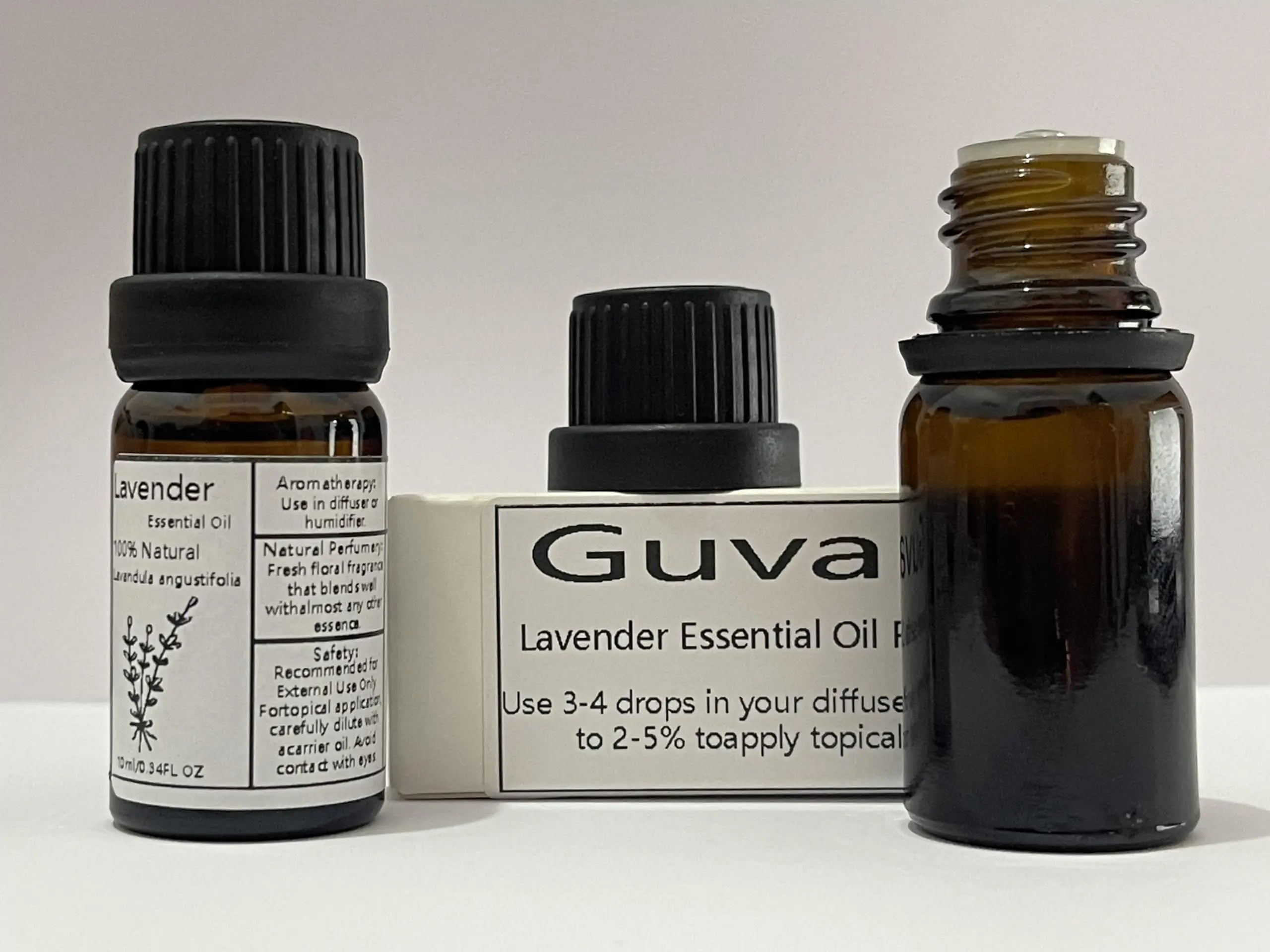 Guvar Lavender Essential Oil Pure for Diffuser for Aromatherapy and Home 100% Pure Natural Extraction Guvar Au supplements