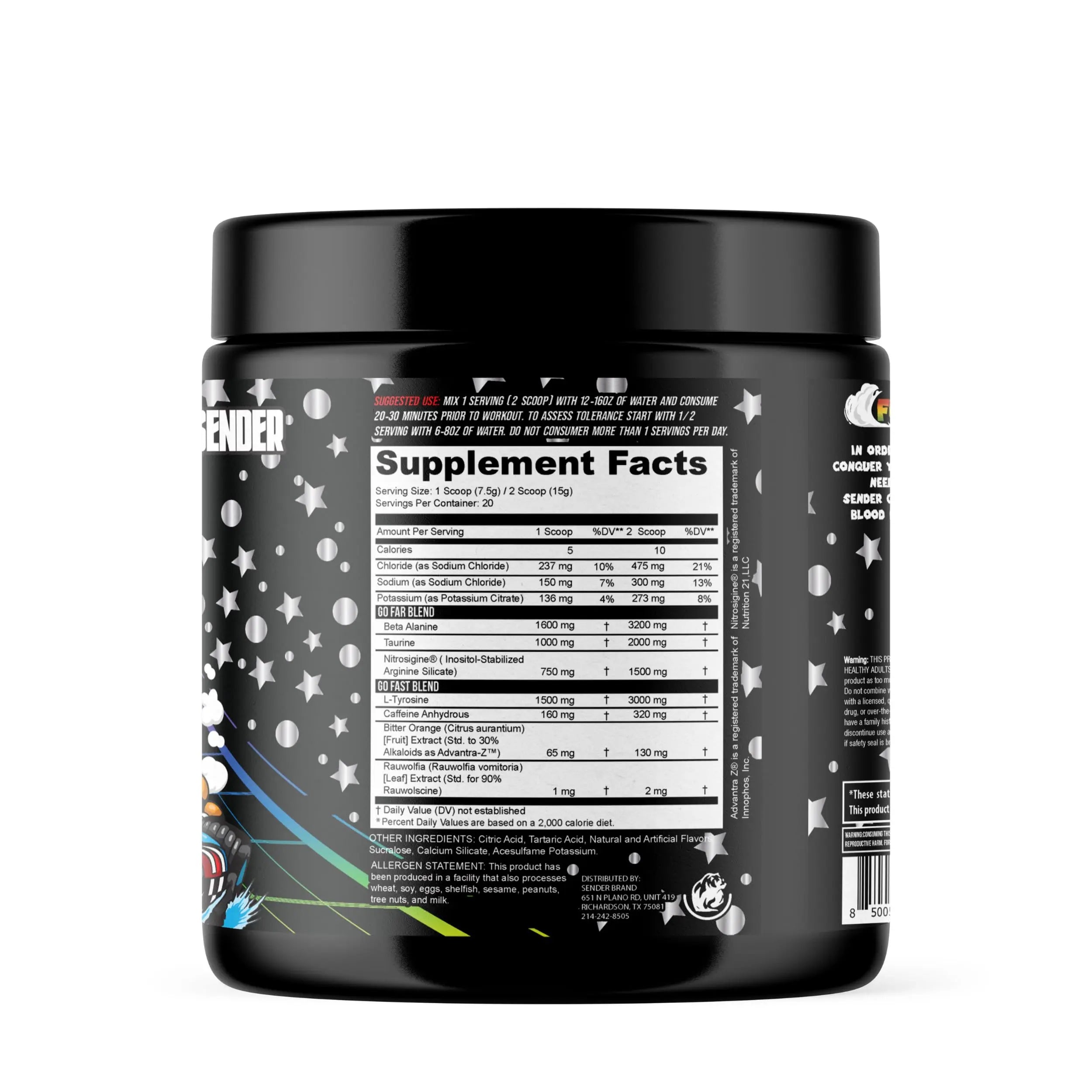 Sender Brand Clutch Hot Pursuit - High-Stim Pre-Workout Powerhouse with Beta Alanine Sender Au supplements