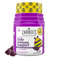 Zarbee’s Kids Elderberry Immune Support Supplement Gummies, Vitamins A C D3 E & Zinc, Elderberry Extract, Gluten & Gelatin Free