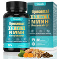 NMNH (Dihydronicotinamide Mononucleotide) 1000mg per Serving - NMN Alternative with Liposomal NAD+, Resveratrol & PQQ| Non-GMO, Gluten-Free | Supports Energy, Focus & Healthy Aging | 90 Capsules Tatavonix Au supplements