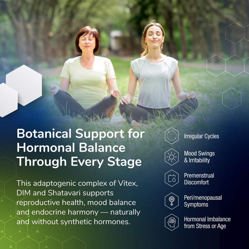 Vitex + DIM + Shatavari Hormone Balance Supplement – PMS, Menopause & Cycle Support for Women – Adaptogenic Complex with Maca, Ashwagandha, Dandelion – Vegan – 60 Capsules Scientific Health Solutions Au supplements