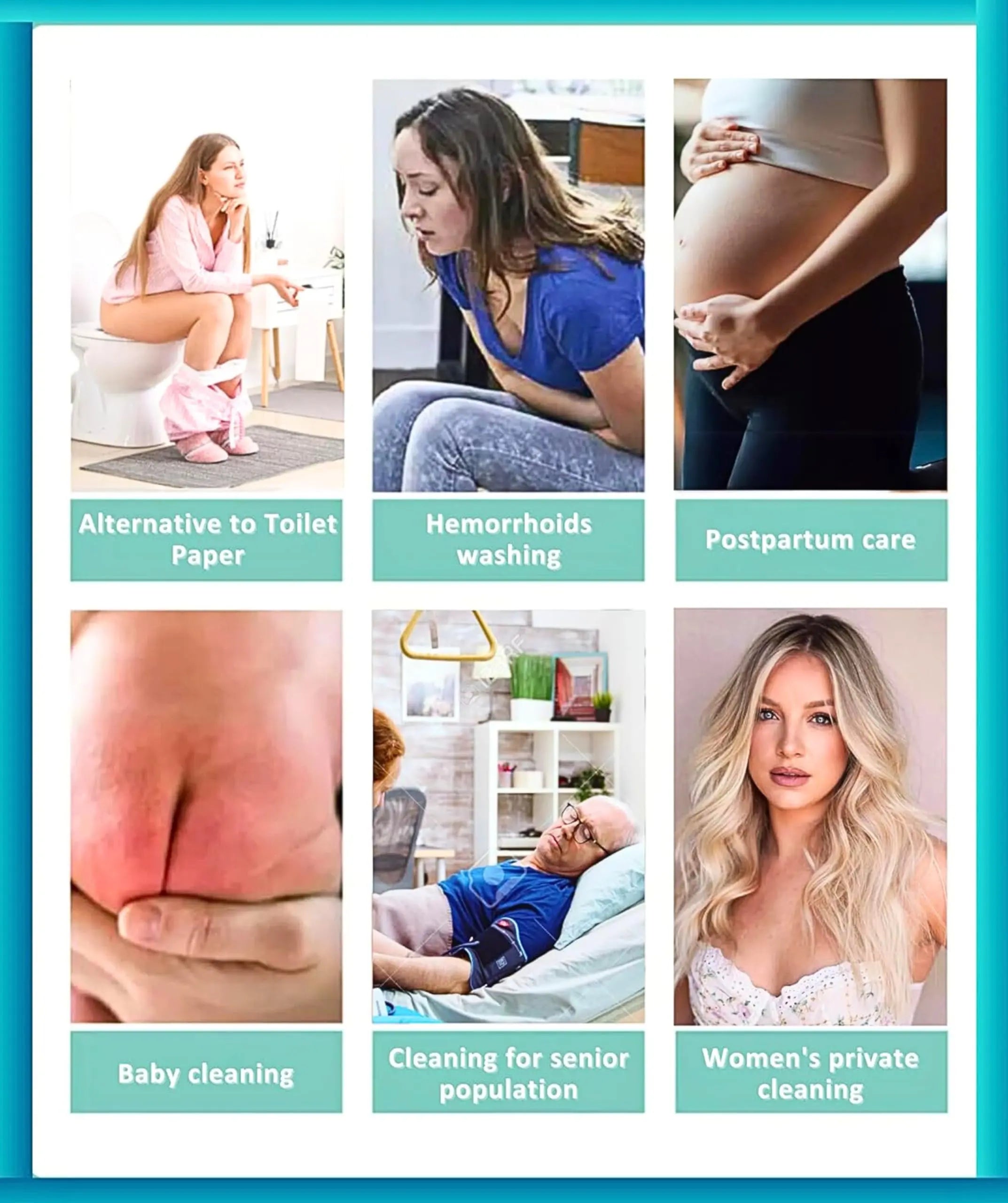 Peri Bottle , Squeeze-Free Portable Bidet for Postpartum Essentials, Peri Bottles for Feminine Hygiene TICALBAK Au supplements