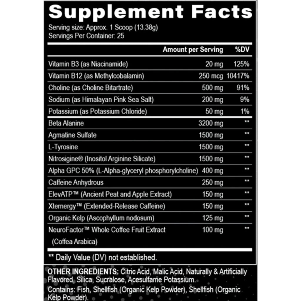 Black Magic Supply Villain High-Stim Nootropic Pre-Workout - Beta-Alanine, L-Tyrosine Black Magic Supply Au supplements