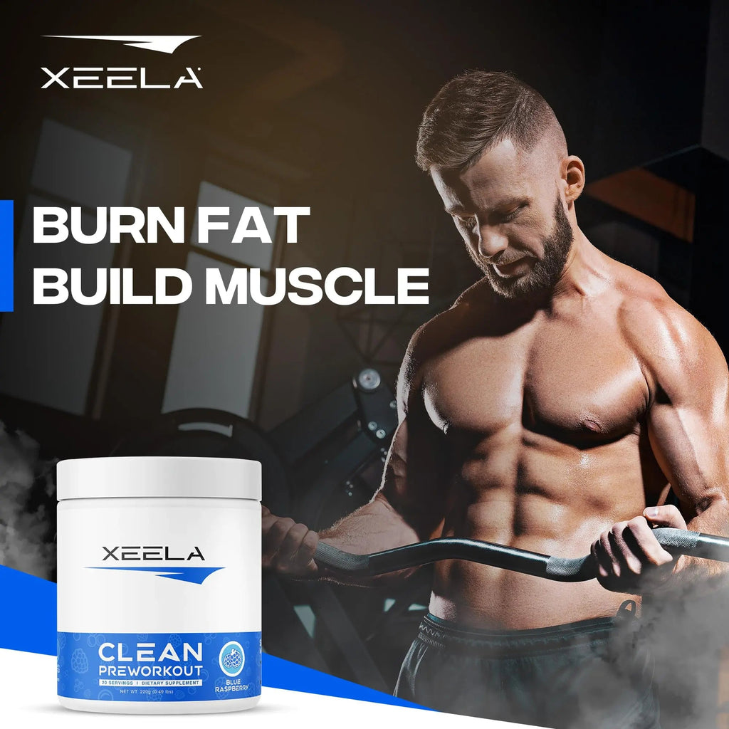 XEELA Organic Pre Workout Powder: Clean Preworkout for Men & Women, with Flavored XEELA Au supplements