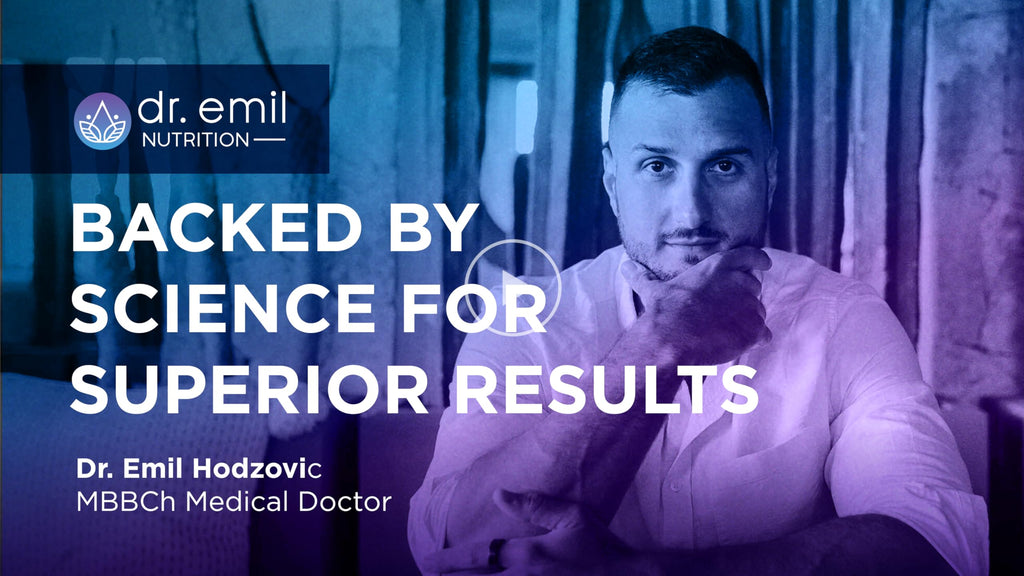 DR. EMIL NUTRITION Women & Men Total Gut Health Complex | Prebiotic + Probiotic + Postbiotic Gut Health Supplements