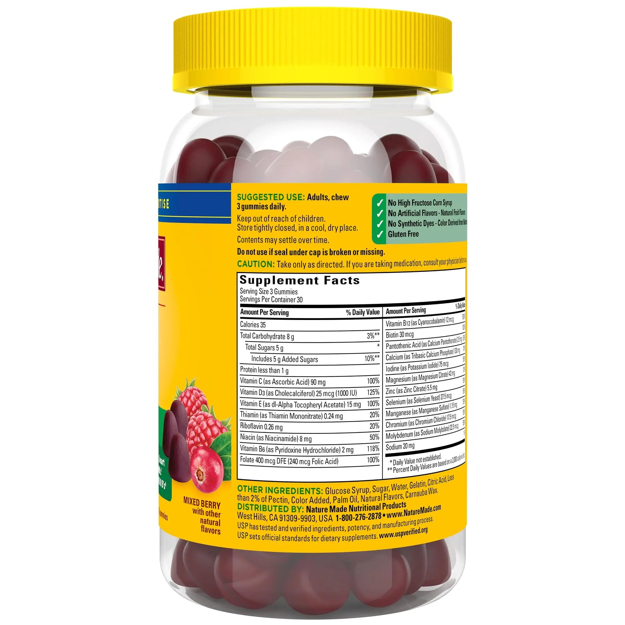 Nature Made Advanced Multivitamin Gummies for Adults, Women's and Men's Multivitamin Gummies with Magnesium Citrate Nature Made Au supplements