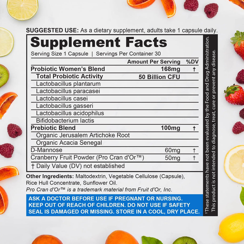 NutraBlast Vaginal Probiotics for Women Digestive, pH Balance, UT & Vaginal Health - 50 Billion CFU NutraBlast Au supplements