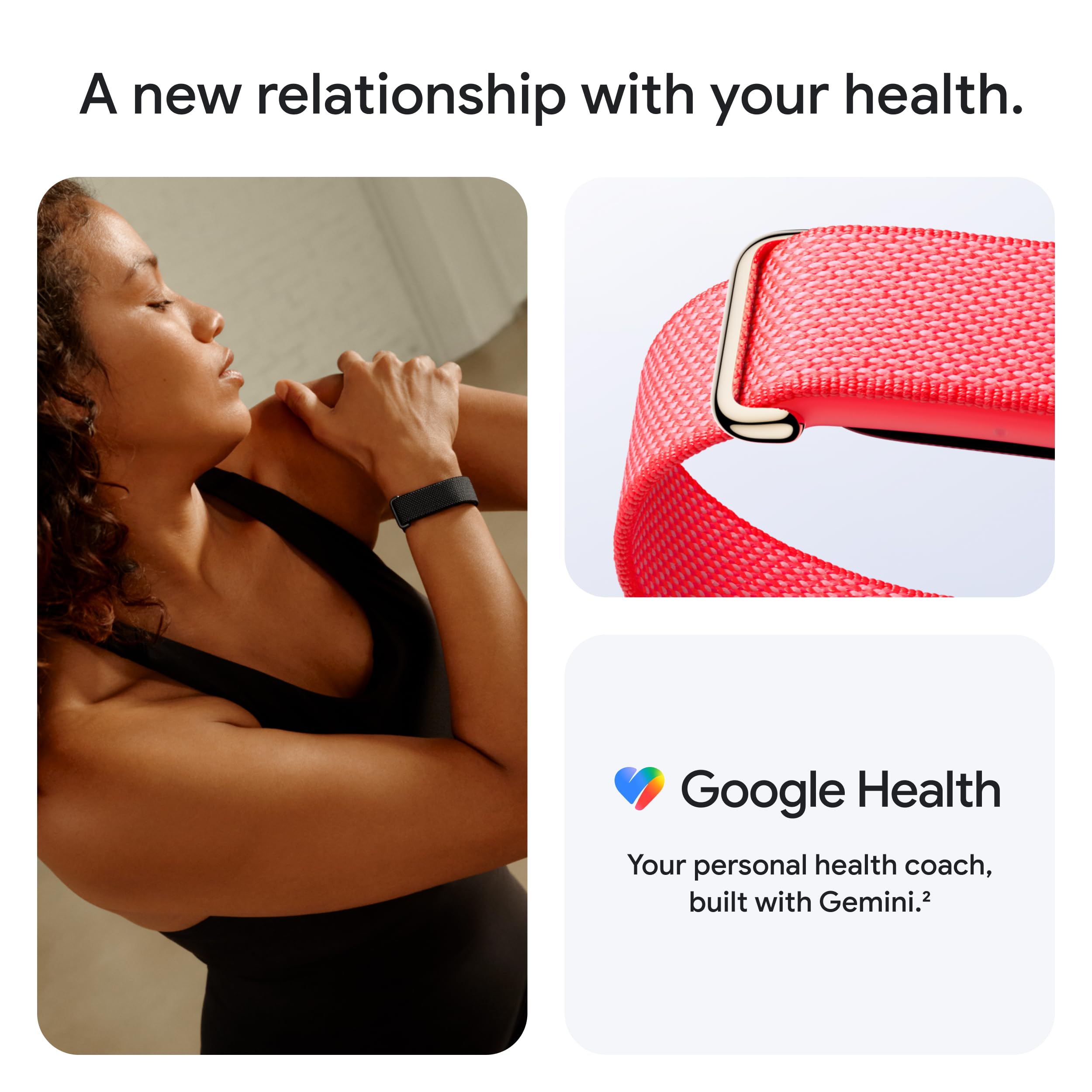 Google Fitbit Air - Screenless Activity Tracker with Fitness, Heart Rate, and Sleep Tracking - Personalized AI-Powered Coaching - Up to 7 Days’ Battery Life - Works with iOS and Android - Berry Fitbit Au supplements