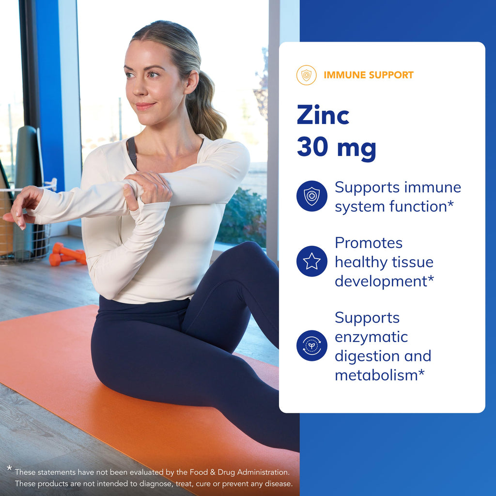 Pure Encapsulations Zinc 30 mg - Supplement for Immune System Support, Growth and Development, and Wound Healing