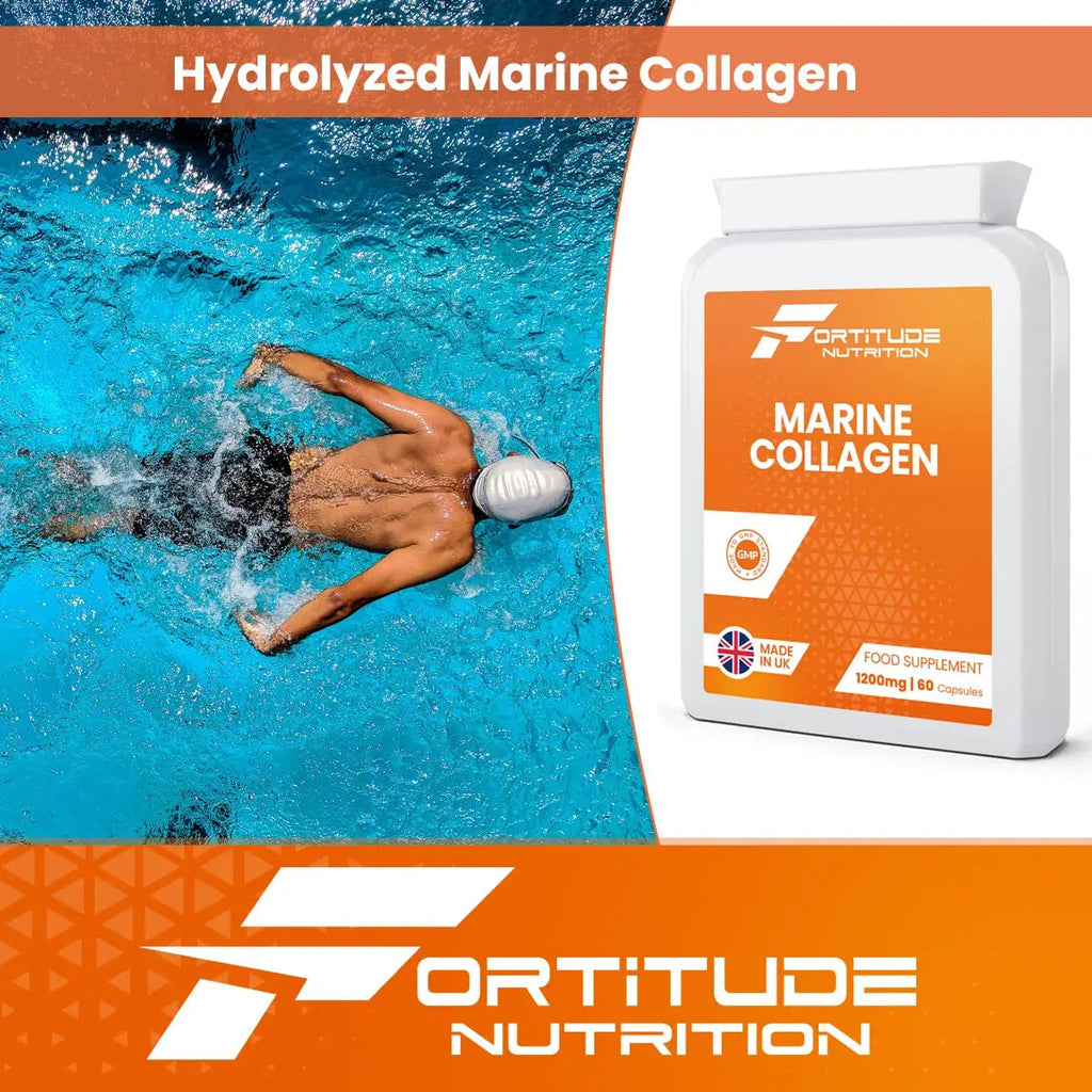 Marine Collagen Capsules | Hydrolyzed Marine Collagen with Vitamin C | High Strength Collagen Fortitude Nutrition Au supplements
