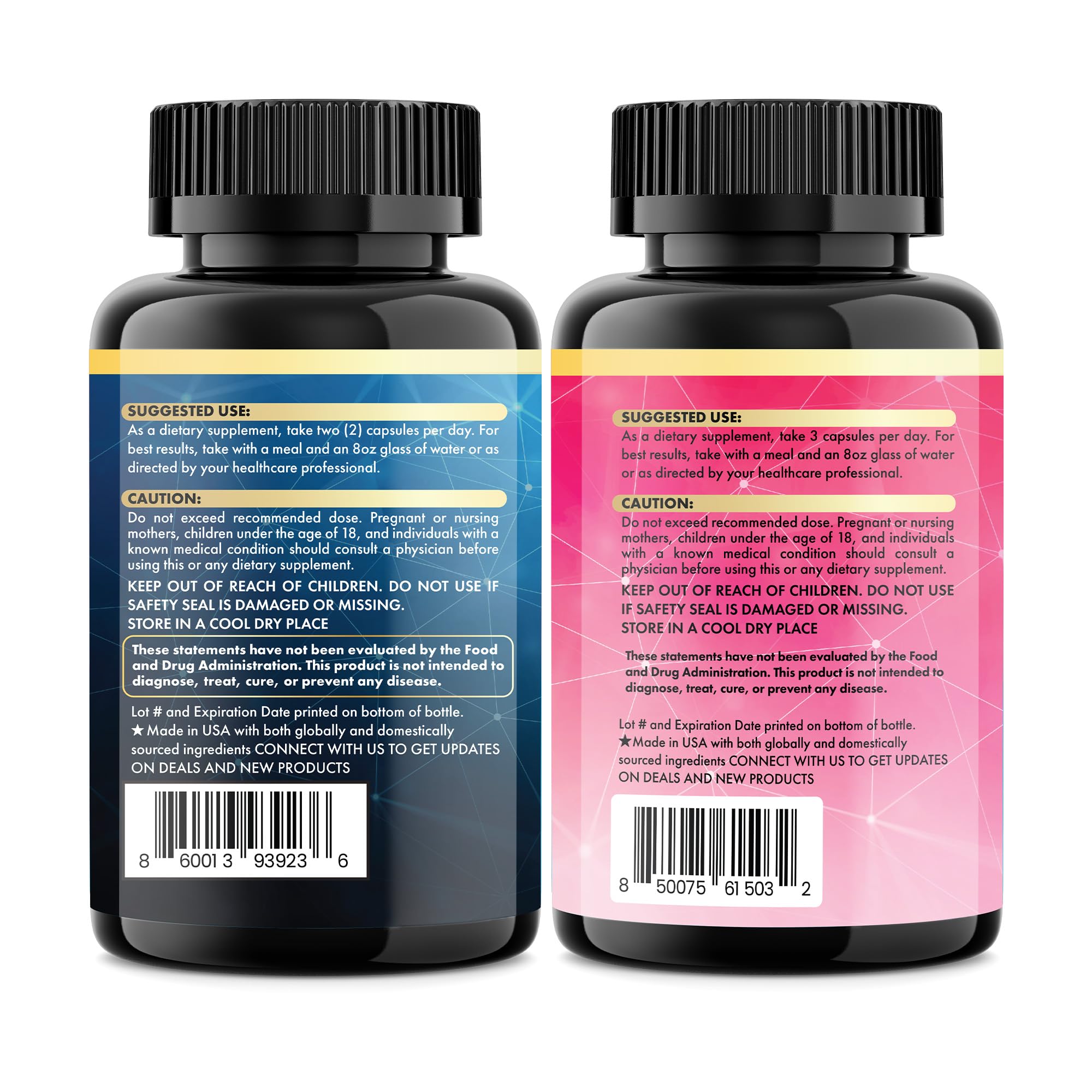 Parrox Cortisol & Myo-Inositol Supplement Bundle, Soothe & Smooth Bundle, 13-in-1 Cortisol Balance, Magnesium, Ashwagandha, L-Theanine, D-Chiro Inositol, Folate, Berberine, Chasteberry (150 Capsules) Parrox Au supplements