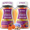 Fiber Gummies for Adults with Psyllium Husk, 7G(Soluble + Insoluble) Daily Prebiotic Fiber with Inulin, FOS, Guar Gum, Multivitamins for Daily Digestive Health,