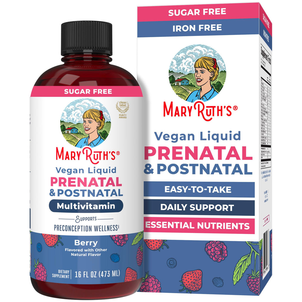 MARYRUTH'S Postnatal & Prenatal Vitamins for Women | Sugar Free | Womens Multivitamin for Pre-Conception, Pregnancy & Nursing | Ginger
