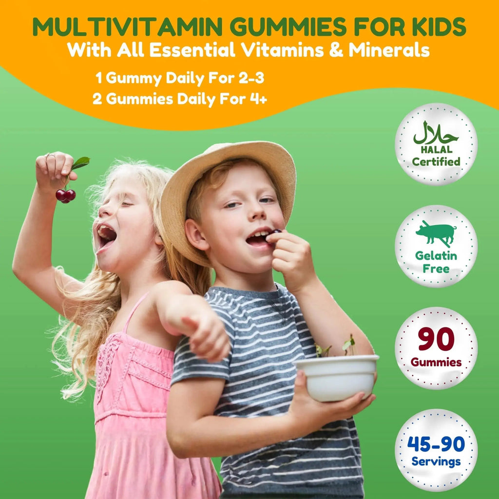 SHIFAA NUTRITION Halal Kids Multivitamin Gummies, 45-90 Days Supply, with All Essential Kids Vitamins SHIFAA NUTRITION Au supplements