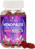 Menopause Supplement Gummies - 3 Billion CFU Women's Probiotics - Advanced Menopause Relief Formula for Women with Black Cohosh & Red Clover - Mild Hot Flashes & Night Sweats Support - 60 Gummies Nature's Nutrition Au supplements