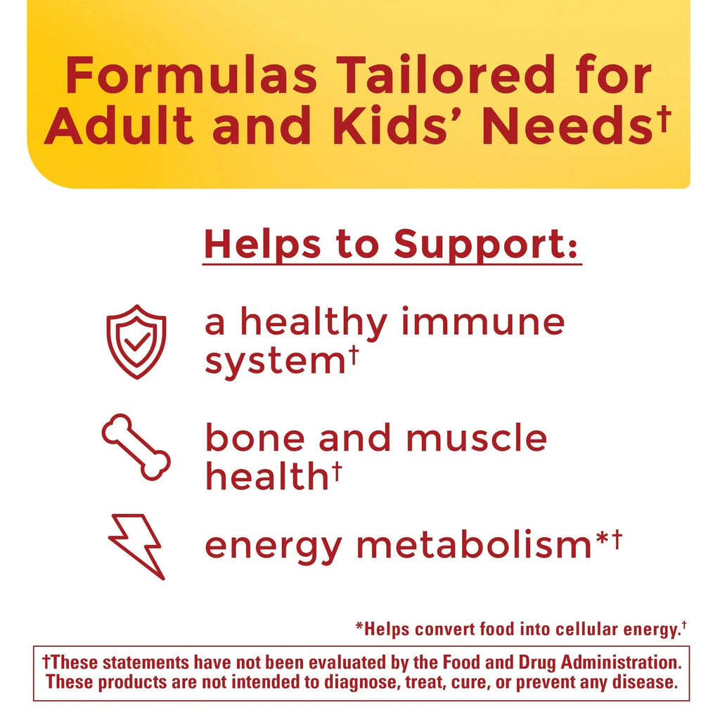 Nature Made Adult & Kids Multivitamin Gummies Combo Pack, Multis with Vitamin C, Vitamin D3, B Vitamins, Zinc, Omega 3 Fish Oil & More Nature Made Au supplements