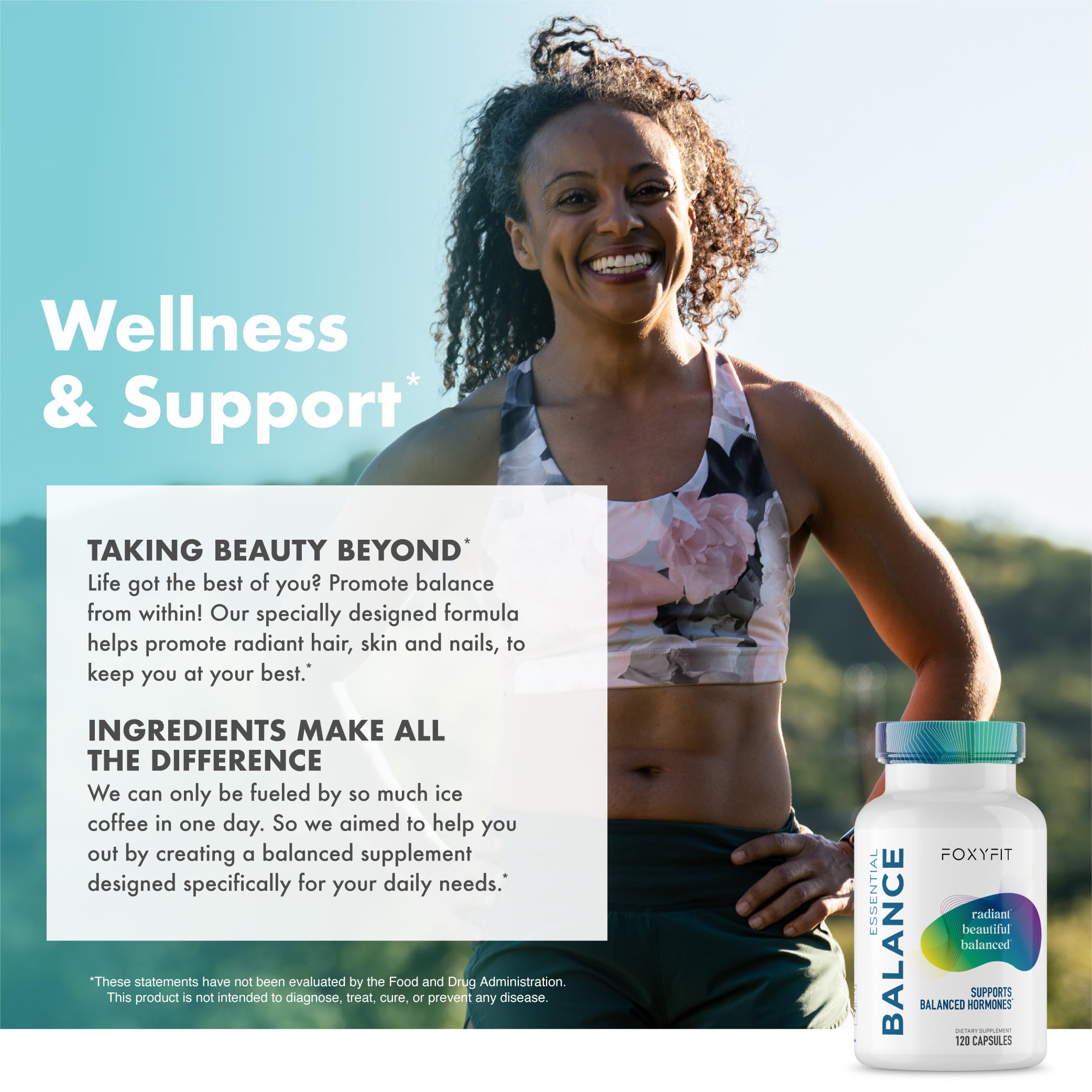 Essential Balance Hormonal Support and Vitamin Supplement for Women by Foxy Fit – Antioxidant, Healthy Skin & Hair for Daily Use* (30 Servings) FoxyFit Au supplements