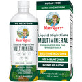 MaryRuth Organics Liquid Nighttime Multimineral | NO Melatonin | Magnesium Citrate | Calcium | Zinc | Vitamin D3| Available in 4 Flavors | Vegan | Sugar Free | Gluten Free | 32 Oz MARYRUTH'S Au supplements