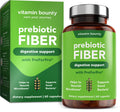 Vitamin Bounty Prebiotic Capsules - PreforPro® Prebiotics Supplement for Women & Men Digestive Health & Advanced Gut Health – No Fiber, No Bloating